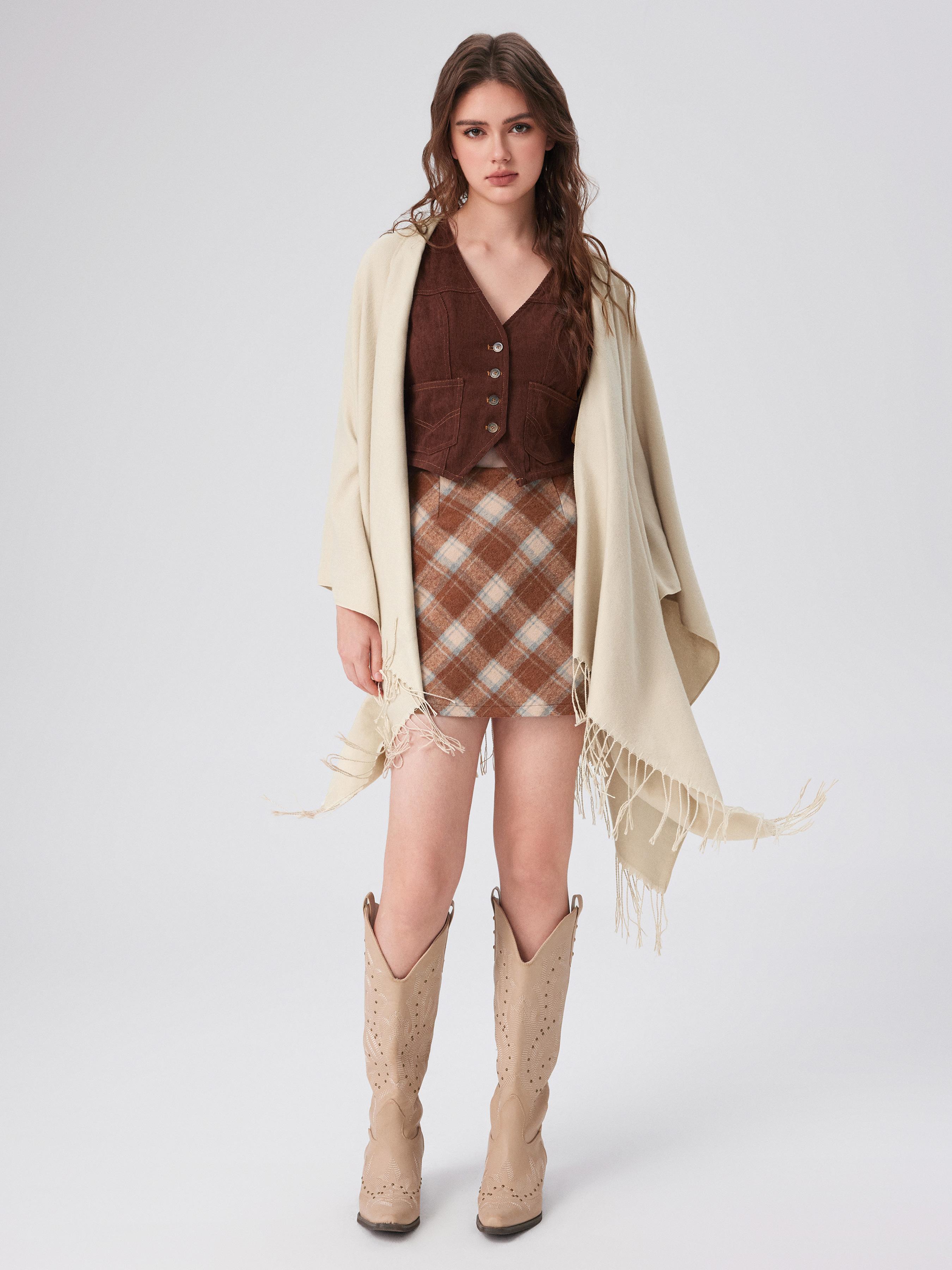 TASSEL WARM SHAWL by CIDER