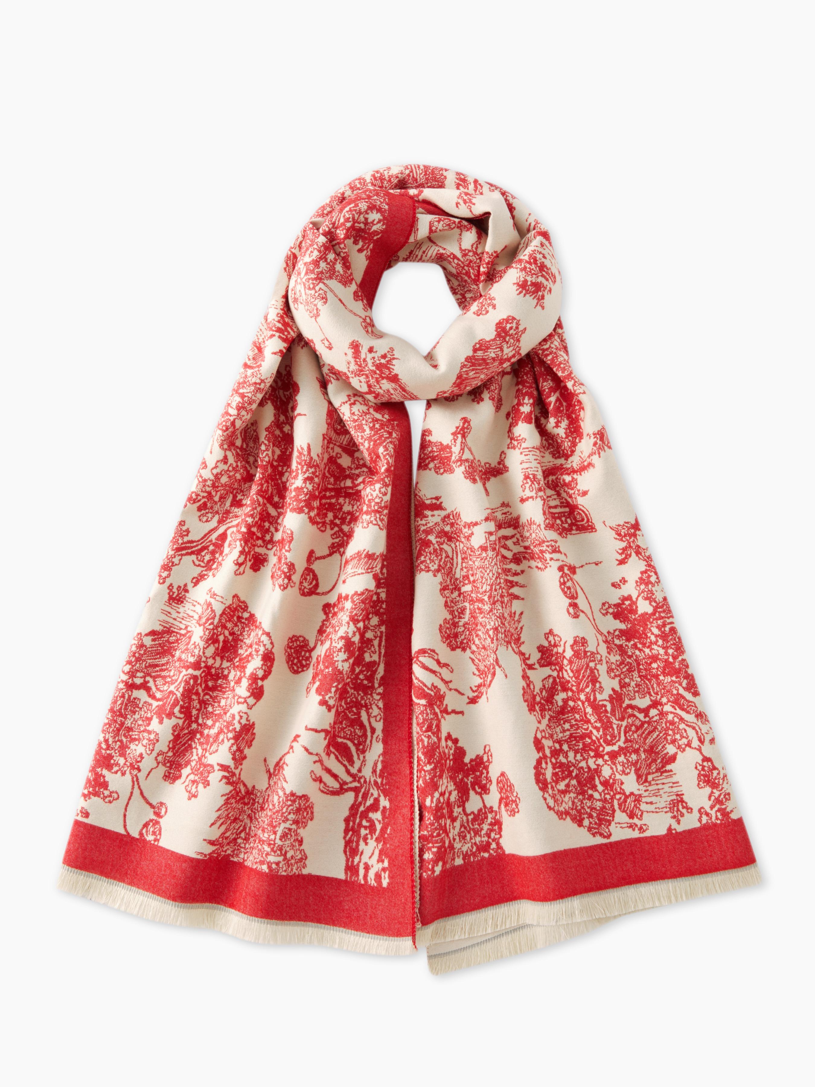 TOILE DE JOUY LANDSCAPE PRINT SCARF by CIDER