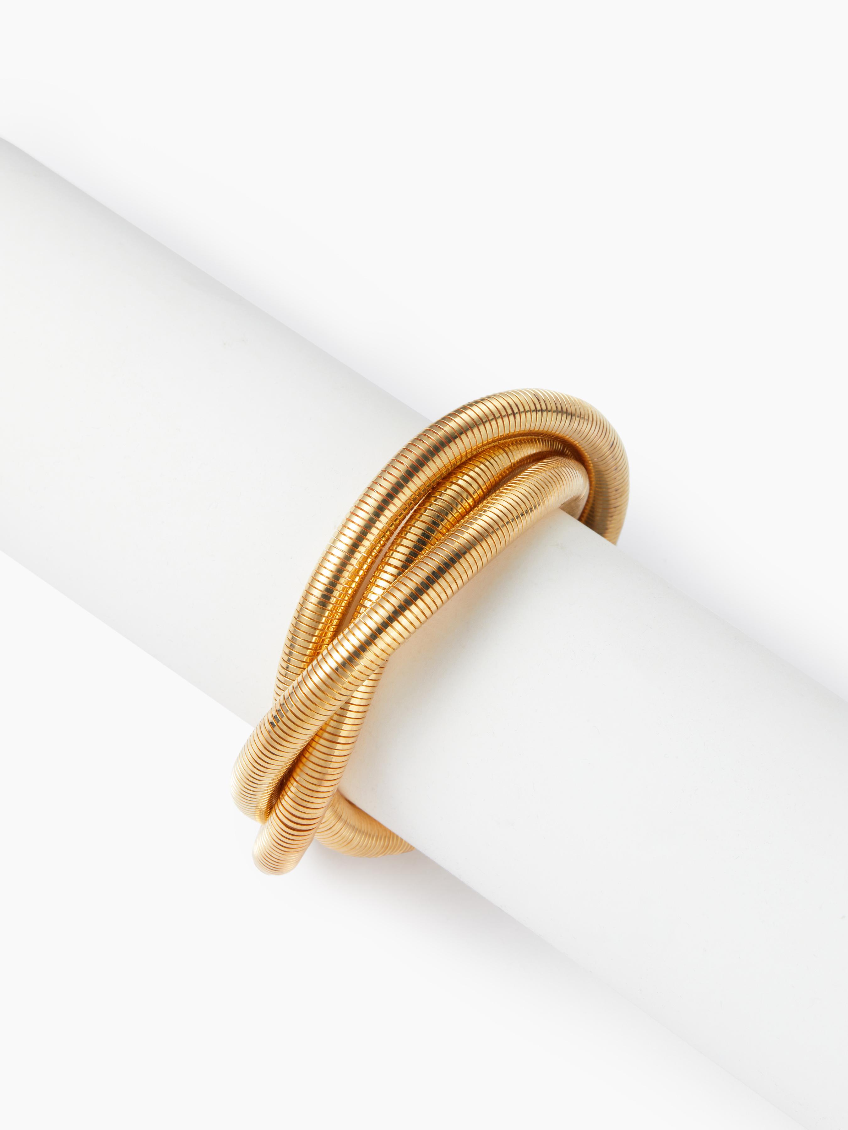 TRIPLE TWIST BANGLE by CIDER