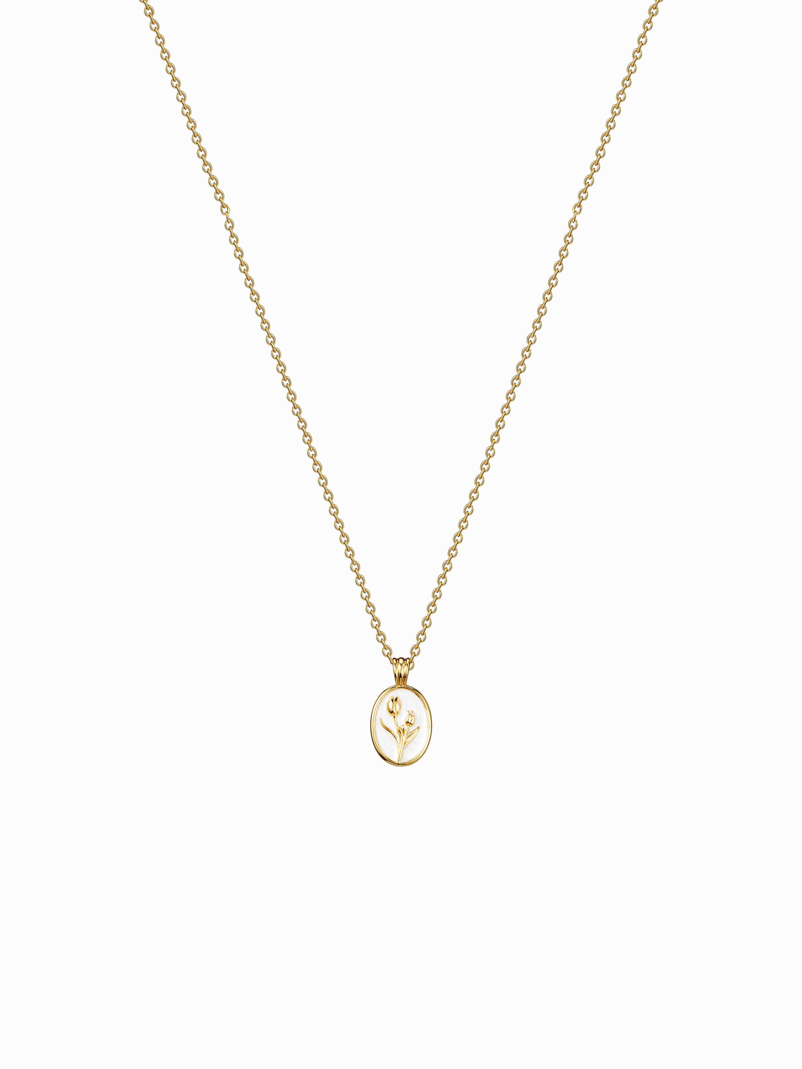 TULIP PENDANT NECKLACE by CIDER