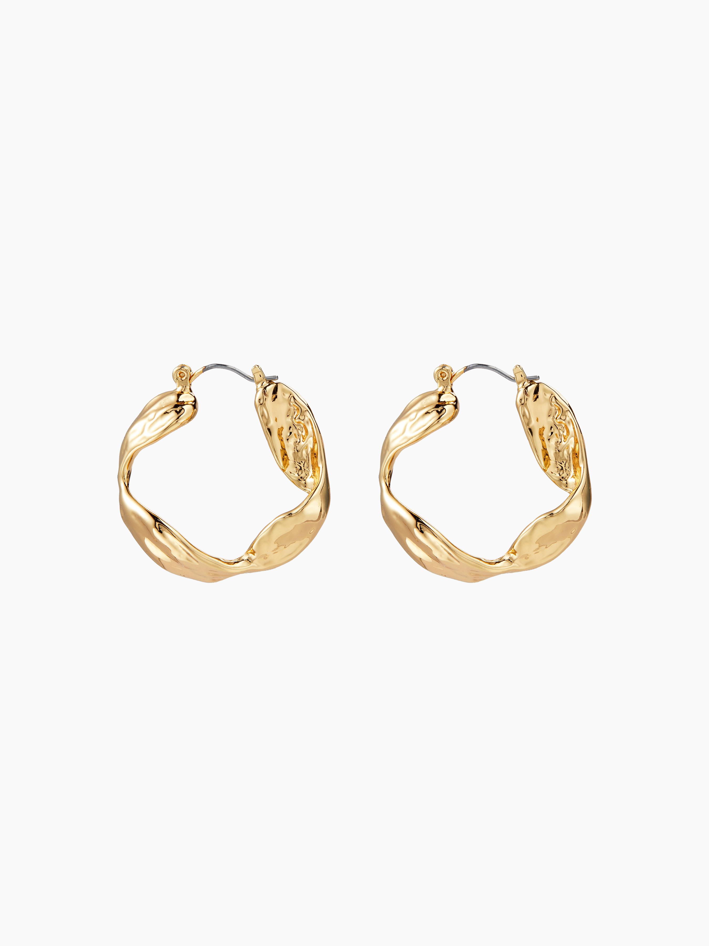 TWISTED HOOP EARRINGS by CIDER