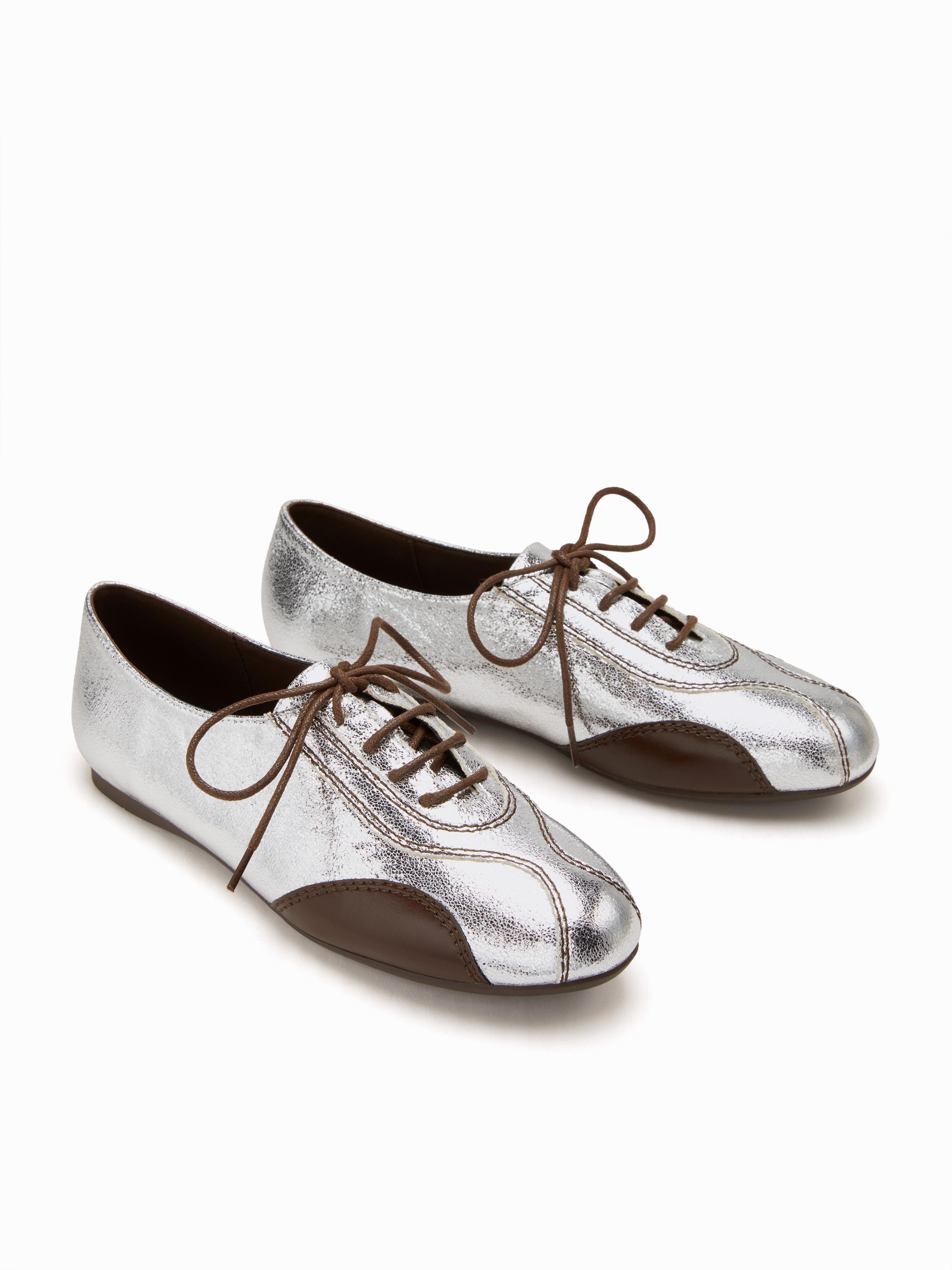 TWO-TONE LACE-UP SNEAKERS by CIDER