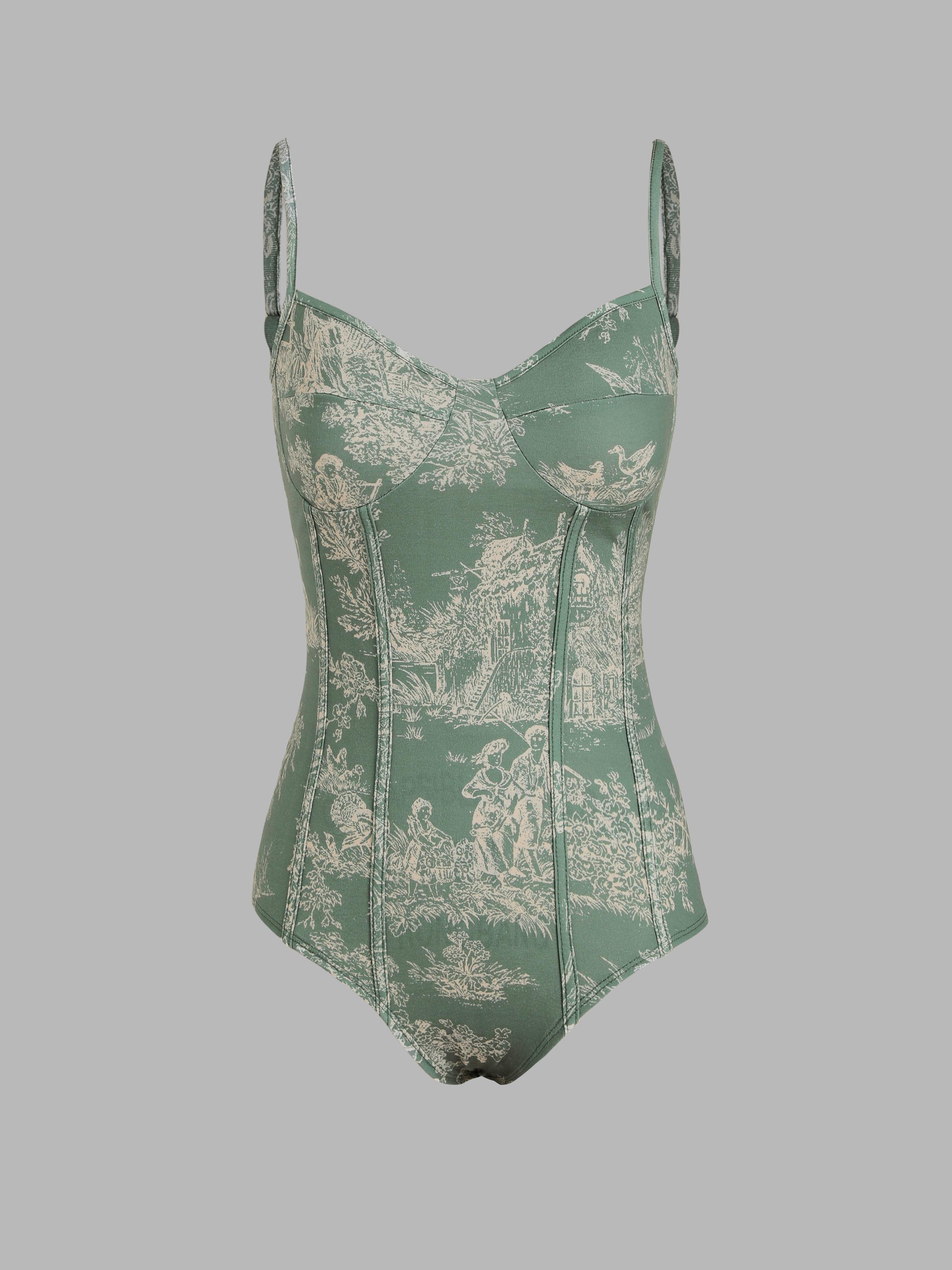 Toile de Jouy Bodysuit by CIDER