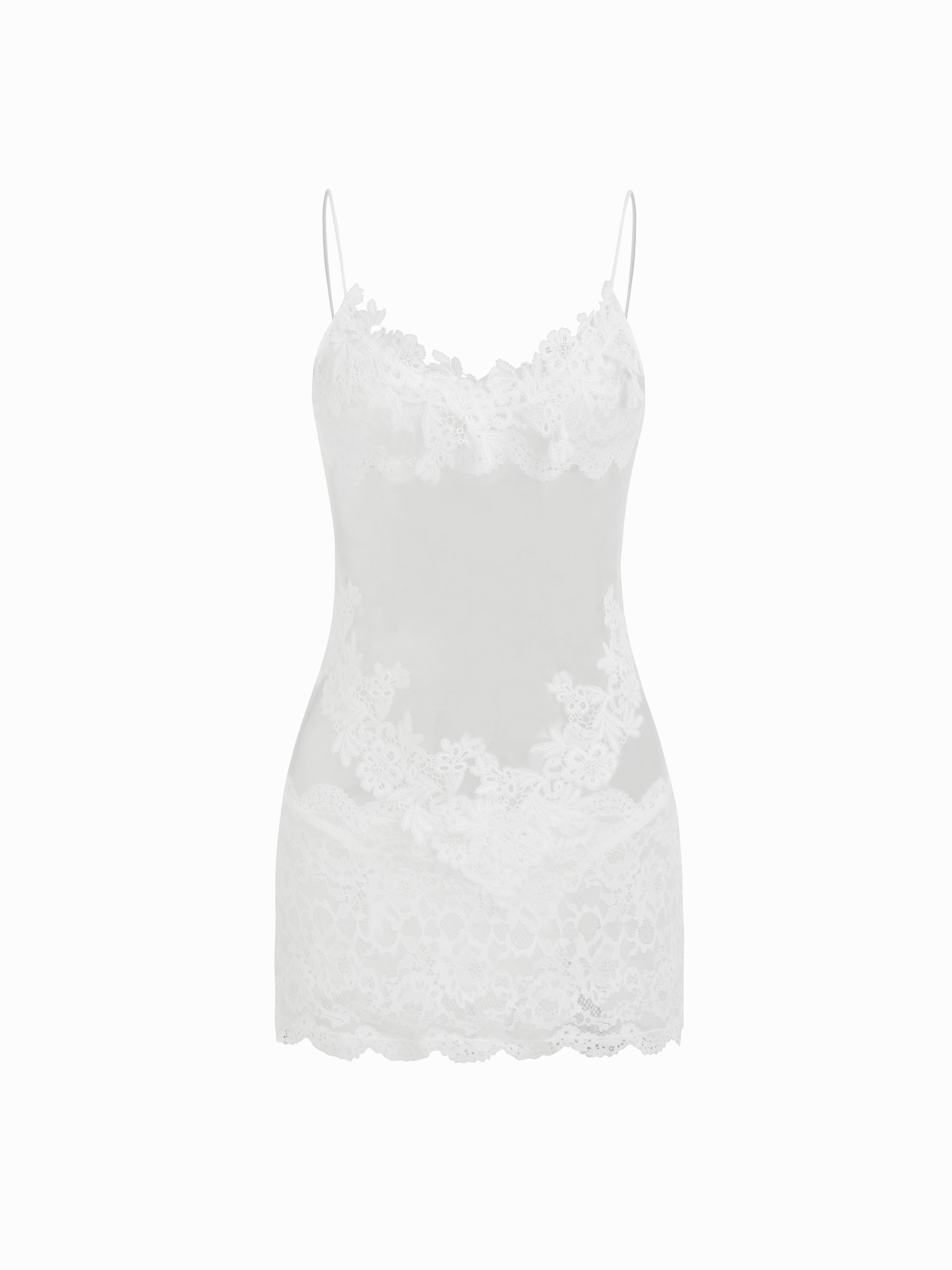 V-neck Floral Lace Underwire Lingerie With Thong Set by CIDER