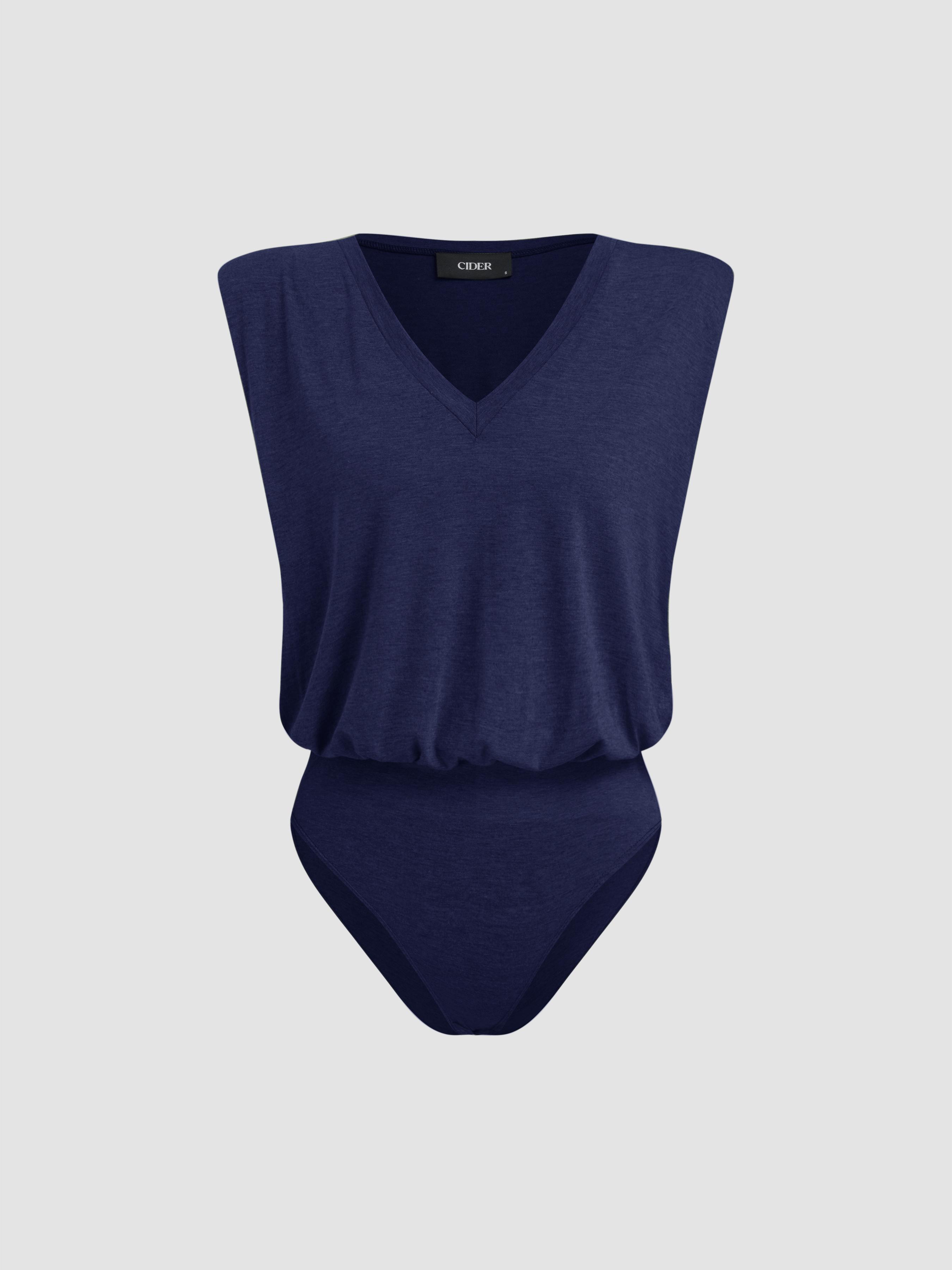 V-neck Sleeveless Bodysuit by CIDER