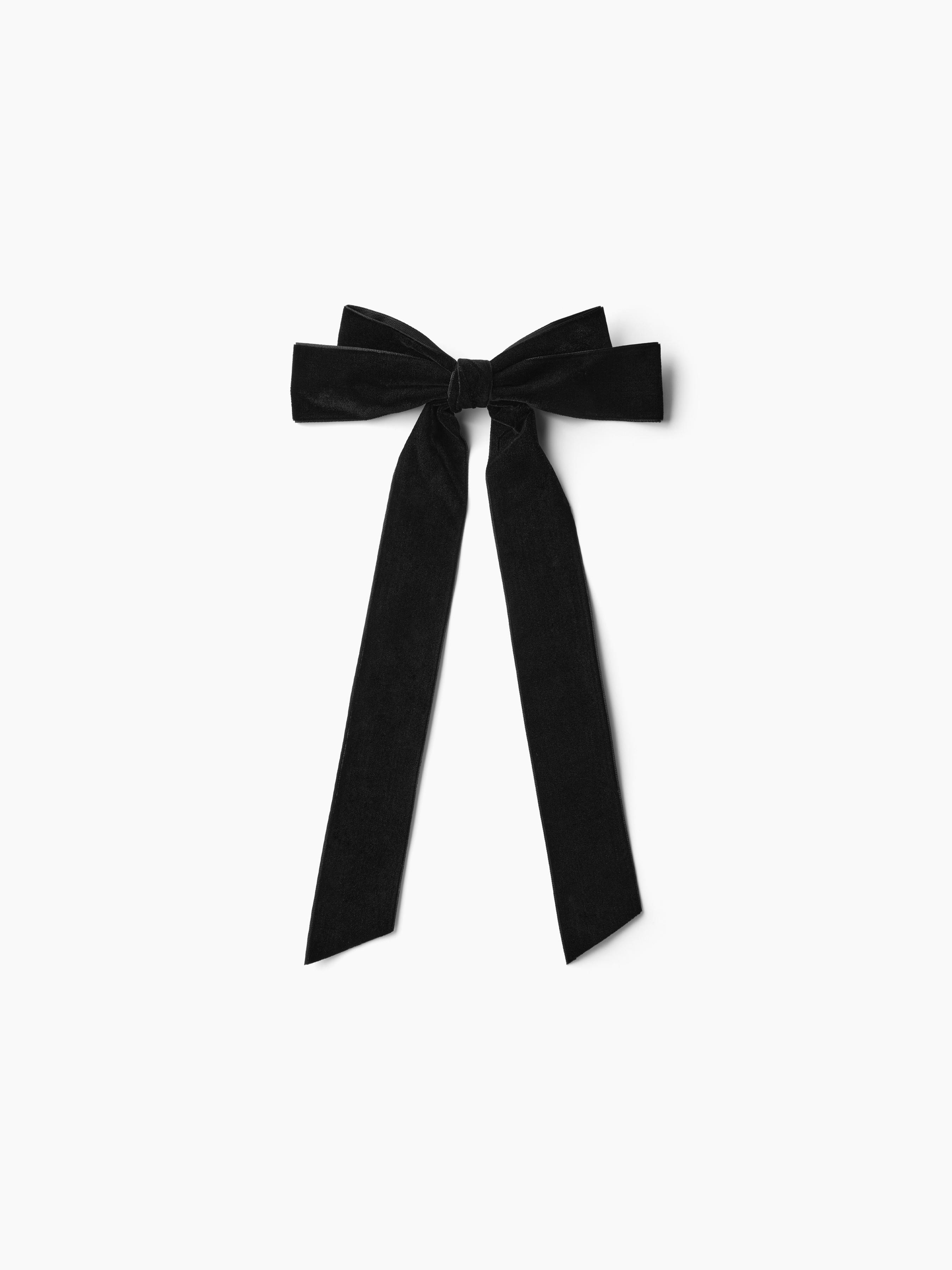 VELVET BOWKNOT HAIR CLIP by CIDER