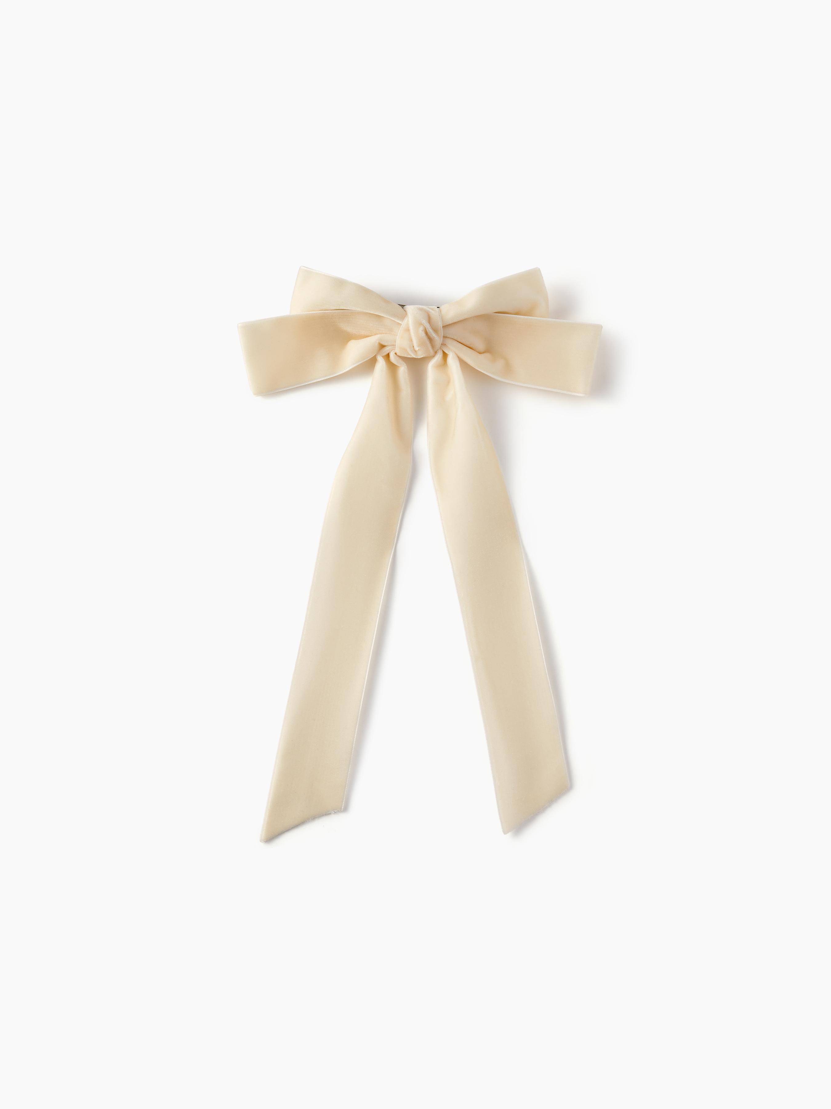 VELVET BOWKNOT HAIR CLIP by CIDER