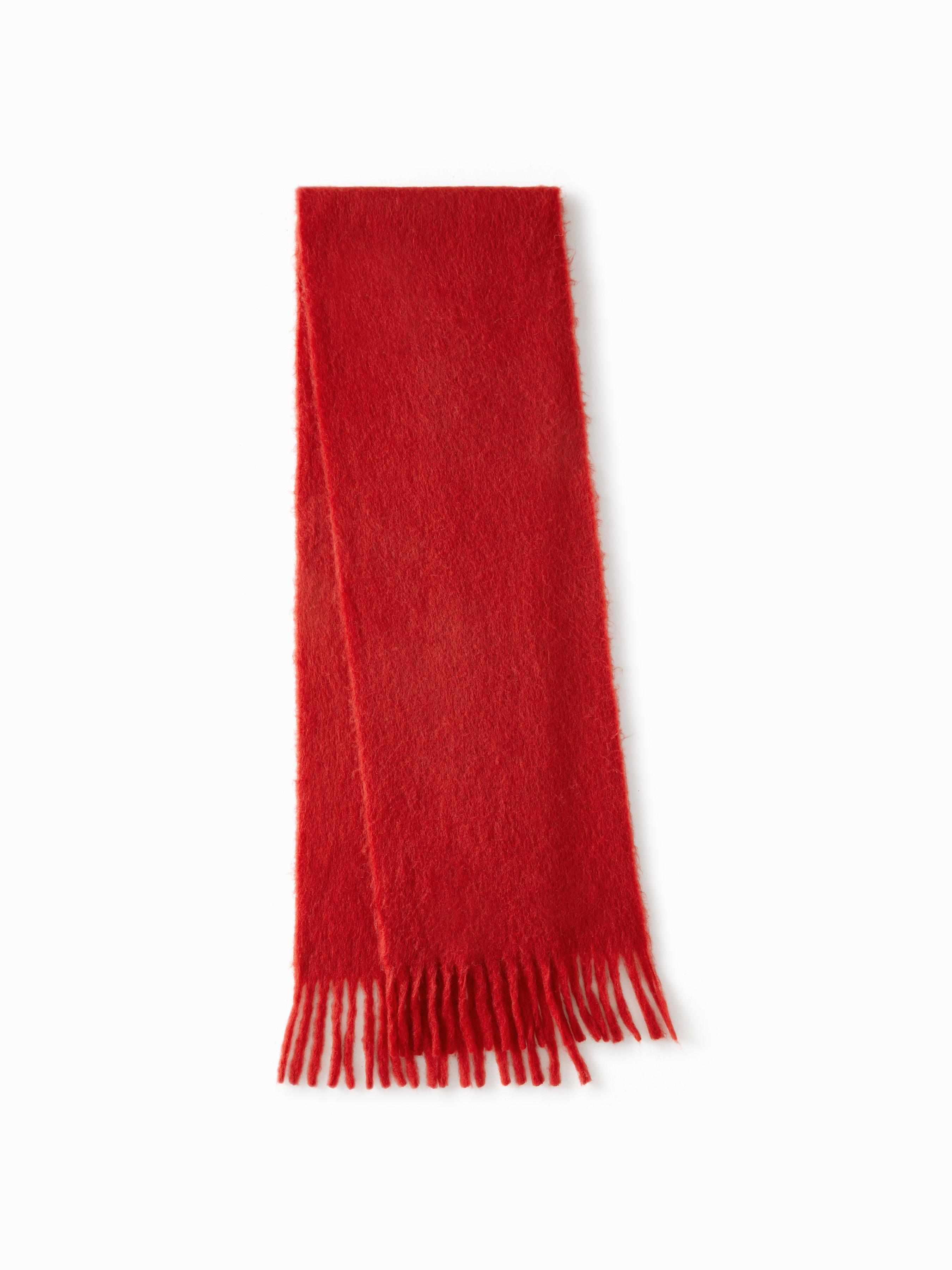 WOOL FRINGED SCARF by CIDER
