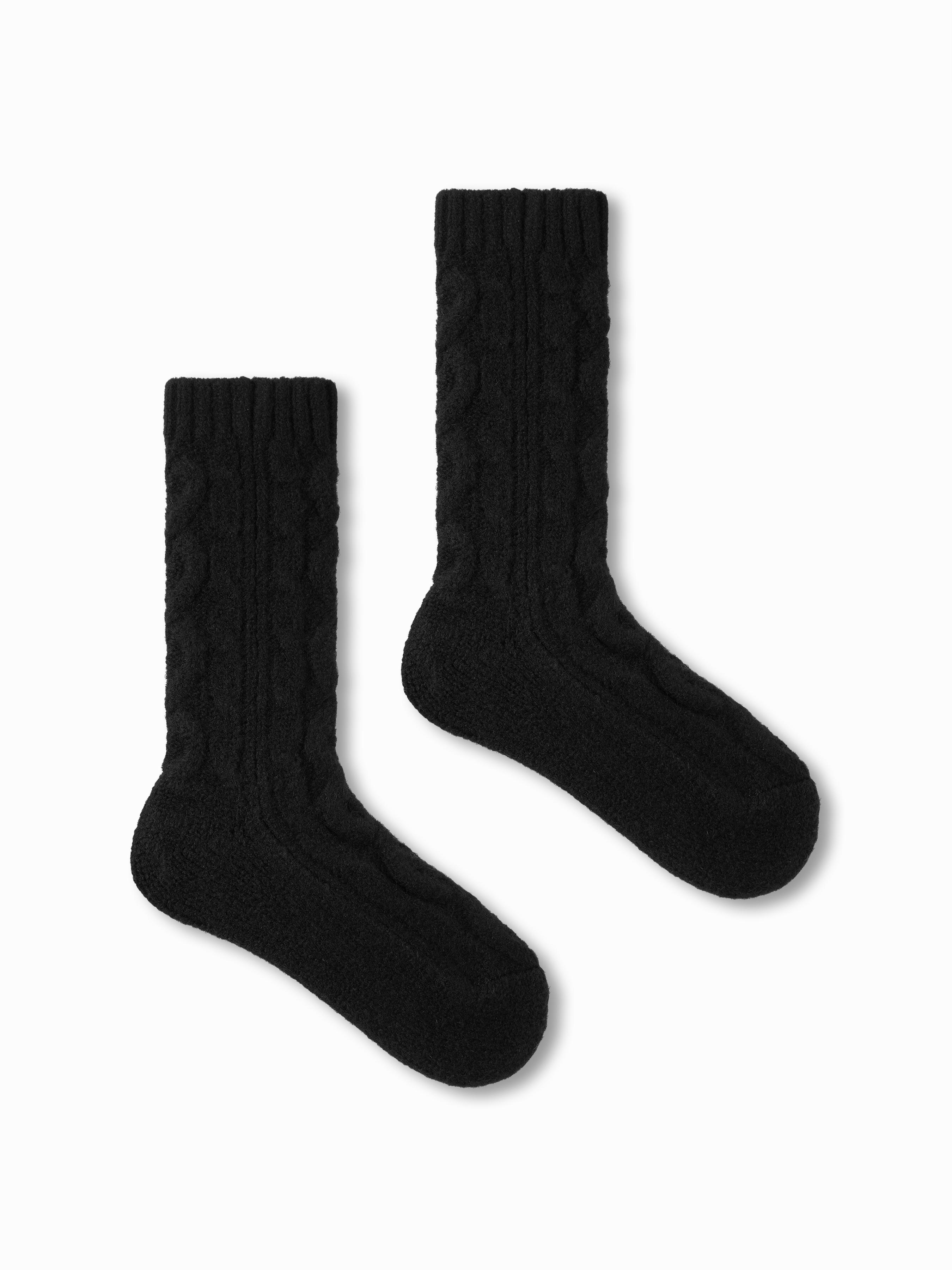 WOOL KNITTED LOOSE SOCKS by CIDER