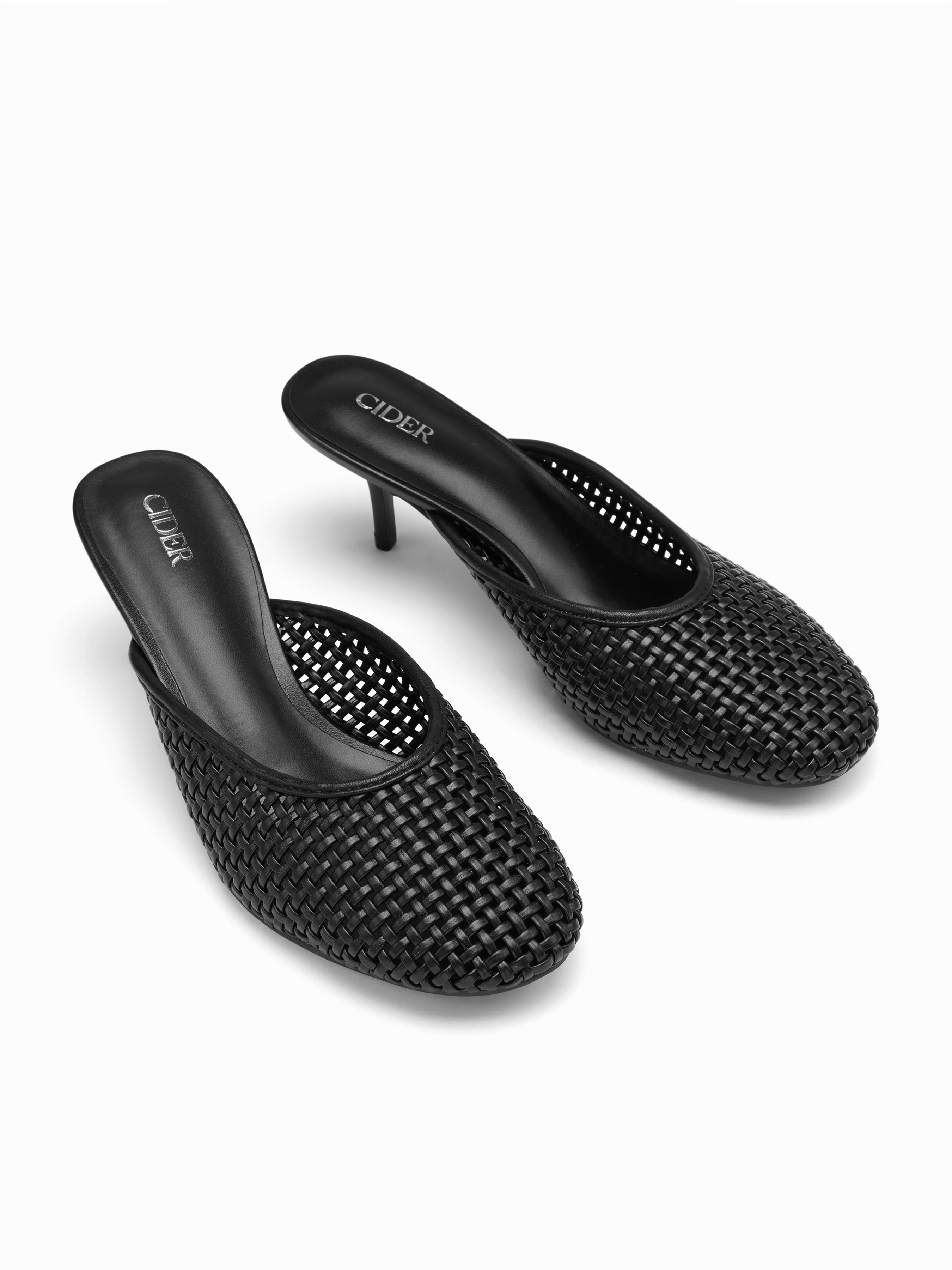 WOVEN MULE HEEL by CIDER