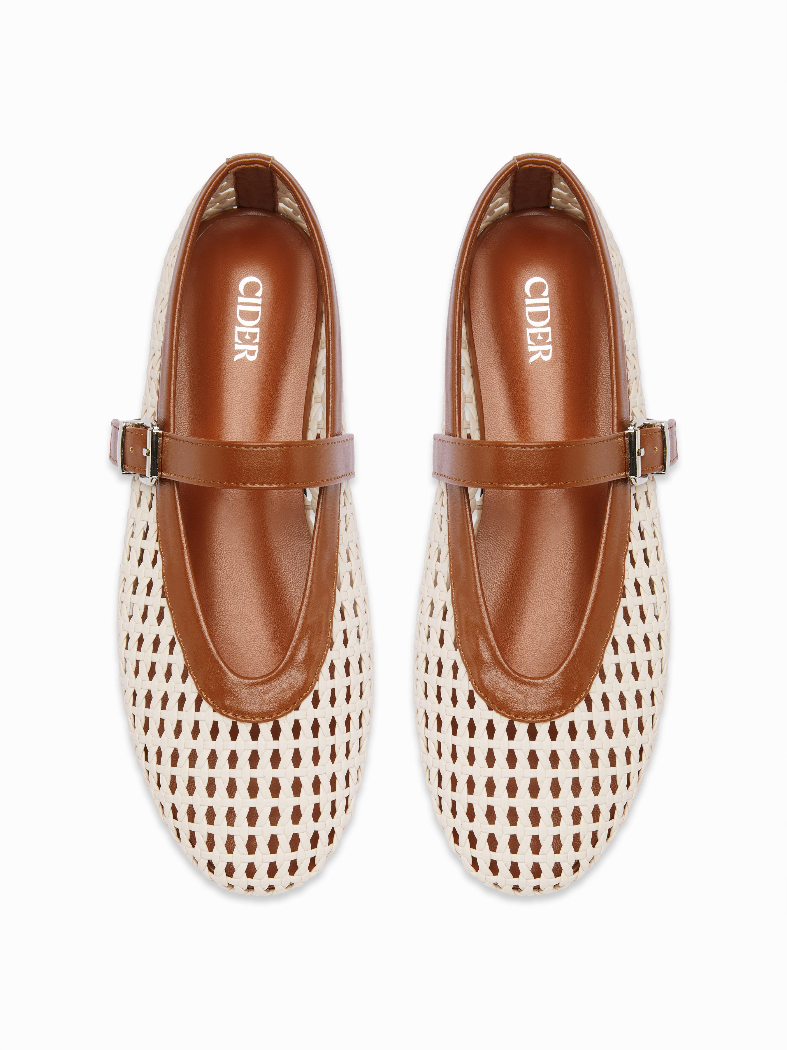 WOVEN STRAP FLATS by CIDER
