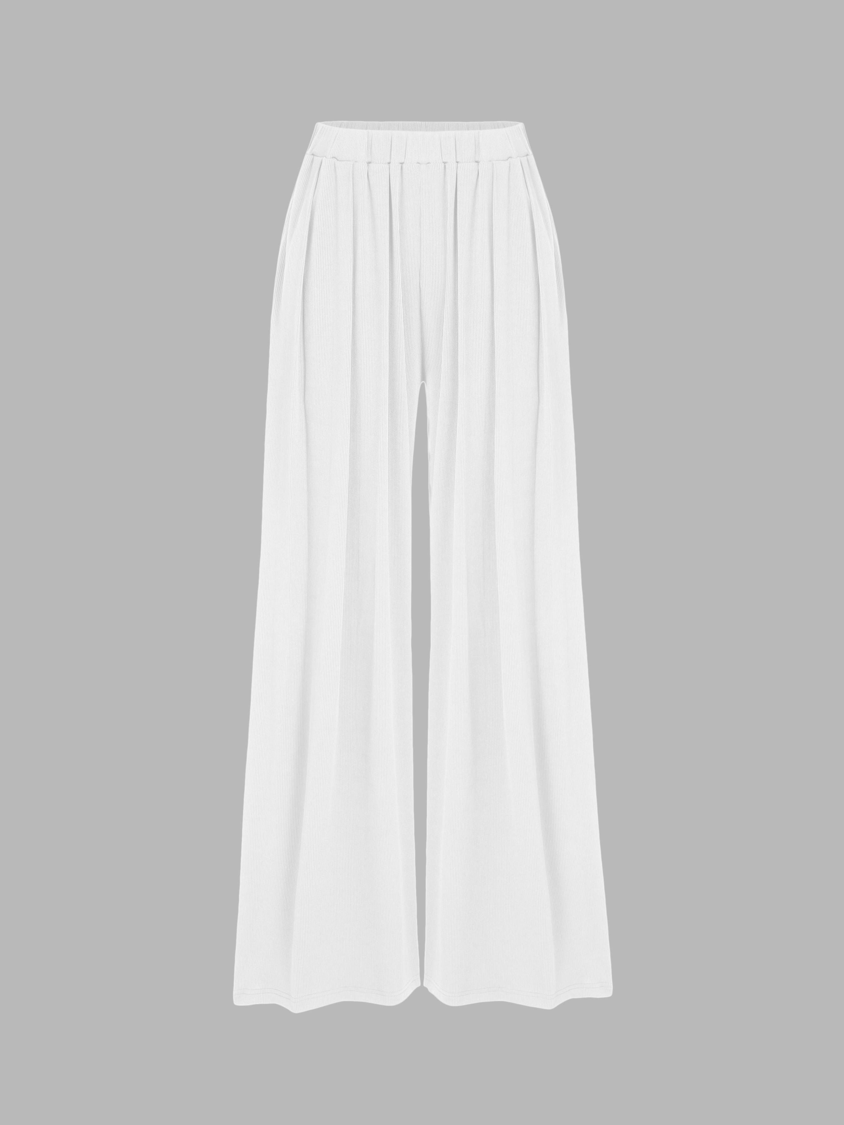 Wide Leg Soft Pull-On Pant by CIDER