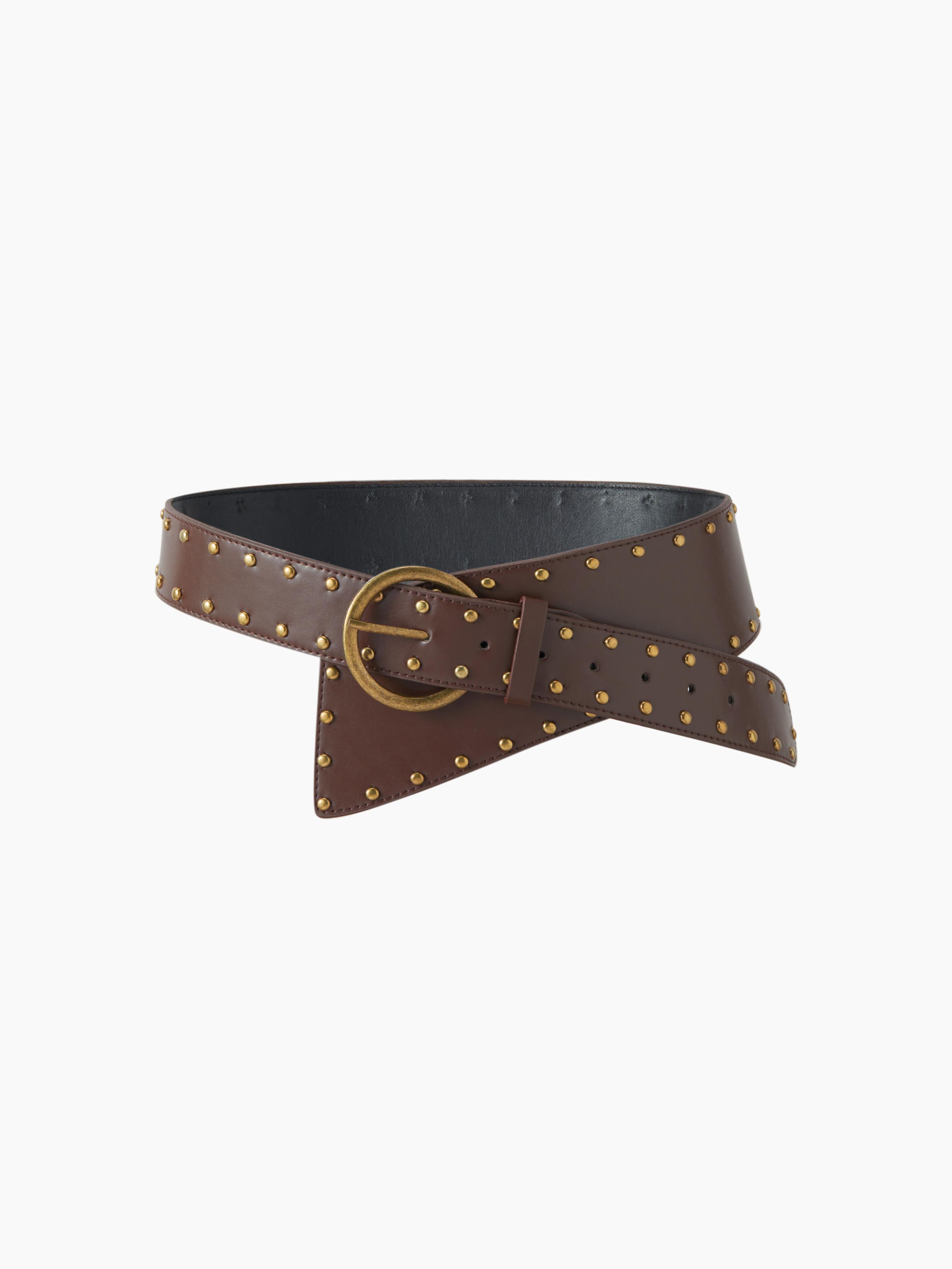 Wide Stylish Faux Leather Belt by CIDER