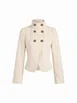 Wool-look Stand Collar Double Breasted Jacket by CIDER Wool-look Stand Collar Double Breasted Jacket by CIDER
