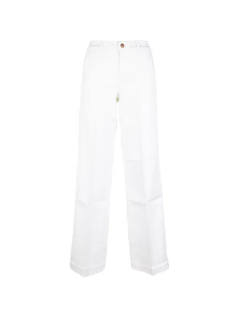 pressed-crease wide-leg jeans by CIGALA'S