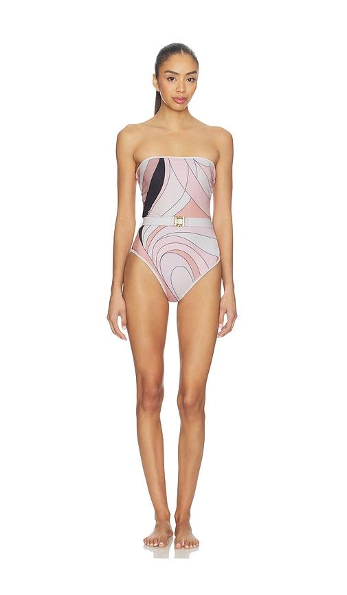 Cin Cin Scorpio Classic Swimsuit in Blush,Beige by CIN CIN