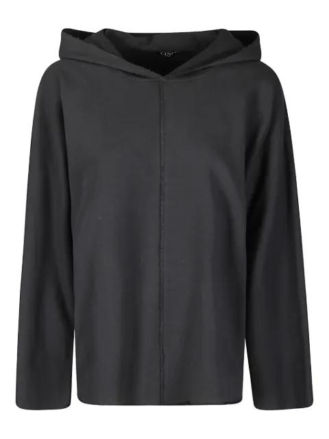 raw-edge hoodie by CINI