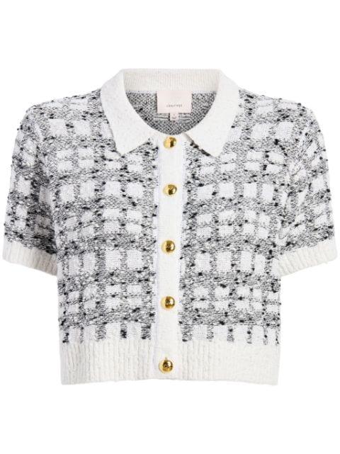 Adalee short-sleeve cardigan by CINQ A SEPT