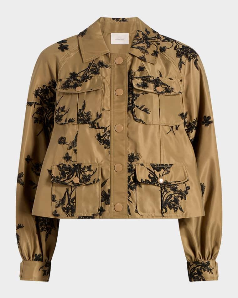 Adami Wildflower Whimsy Embroidered Jacket by CINQ A SEPT