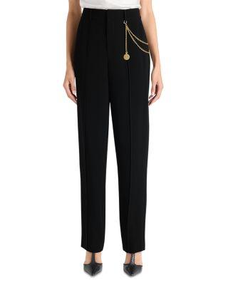 Alaina Chain-Trim Pants by CINQ A SEPT Alaina Chain-Trim Pants by CINQ A SEPT