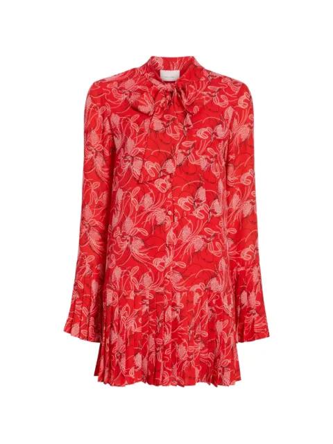 Alinda botanical floral mini dress by CINQ A SEPT