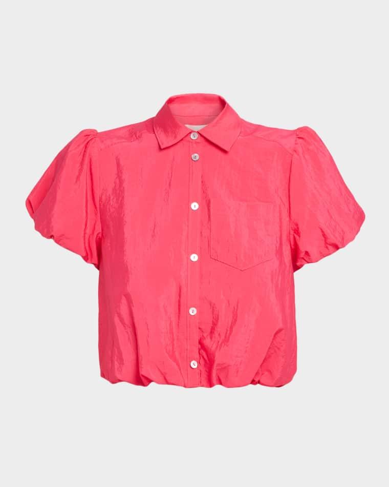 Allinae Nylon Bubble Top by CINQ A SEPT