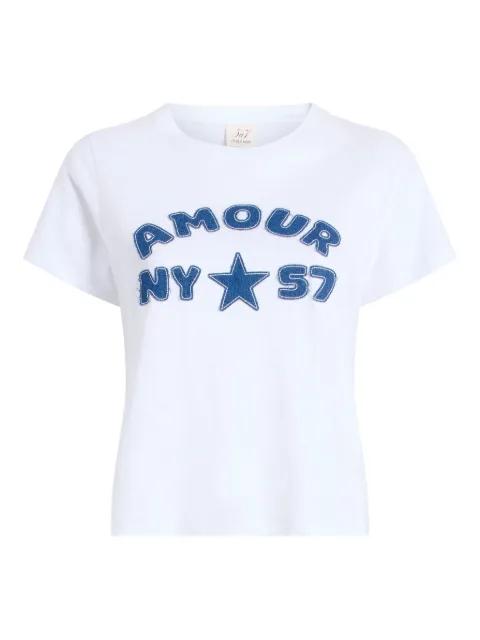 Amour 57 patch T-shirts by CINQ A SEPT