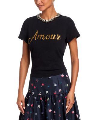 Amour Embellished Top by CINQ A SEPT