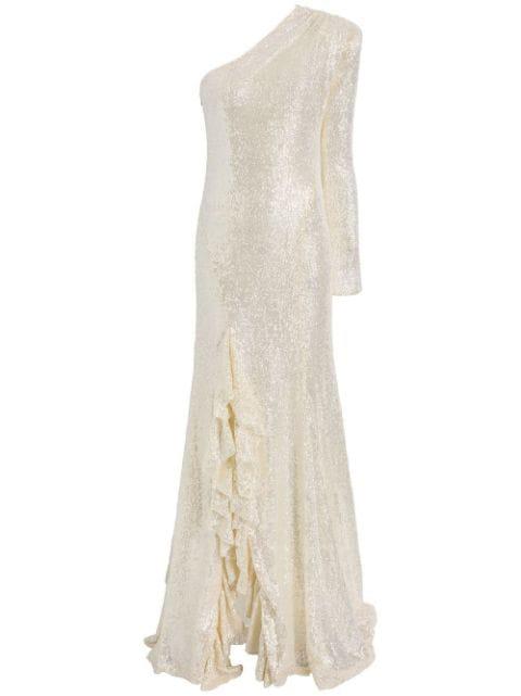 Angeline Gown sequin long dress by CINQ A SEPT