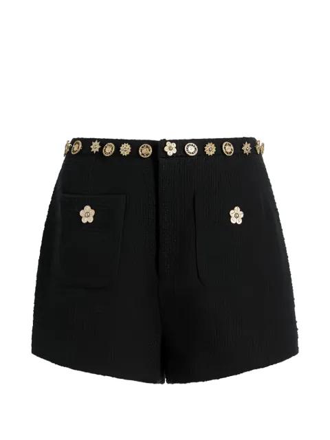 Ansey flower-applique shorts by CINQ A SEPT