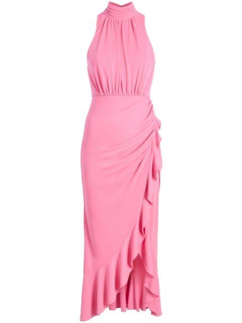 Antonia asymmetric midi dress by CINQ A SEPT