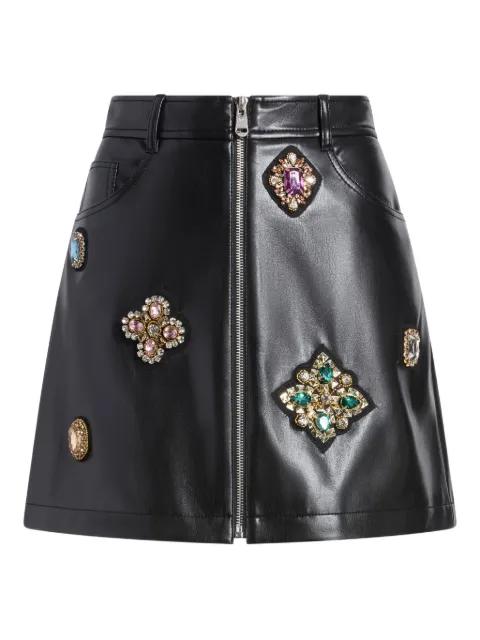 Baroque patches genevieve skirt by CINQ A SEPT