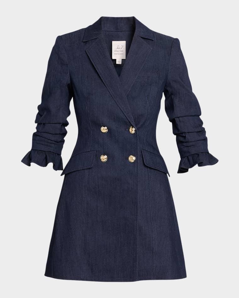 Bekah Denim Mini Dress by CINQ A SEPT