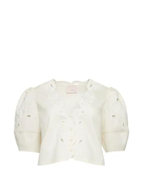 Bellara Paisley Bloom blouse by CINQ A SEPT