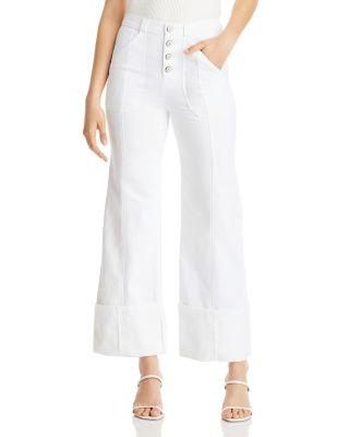Benji Cropped Wide Leg Denim Jeans by CINQ A SEPT