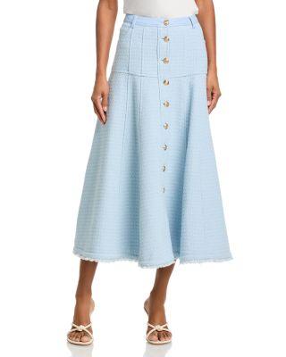 Birdseye Tweed Skirt by CINQ A SEPT