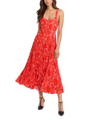 Botanical Floral A Line Dress by CINQ A SEPT