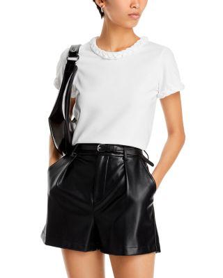 Braided Cotton Tee by CINQ A SEPT