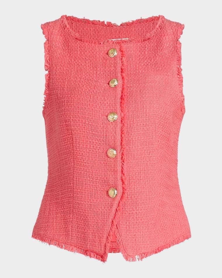 Camen Bouclé Vest by CINQ A SEPT