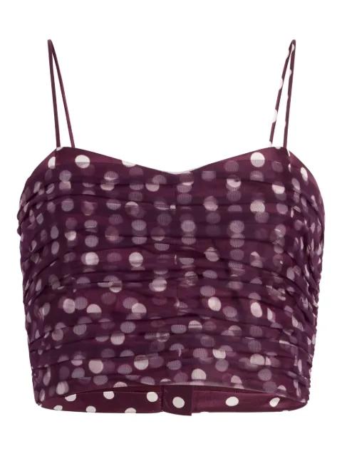 Camille polka dot camille top by CINQ A SEPT