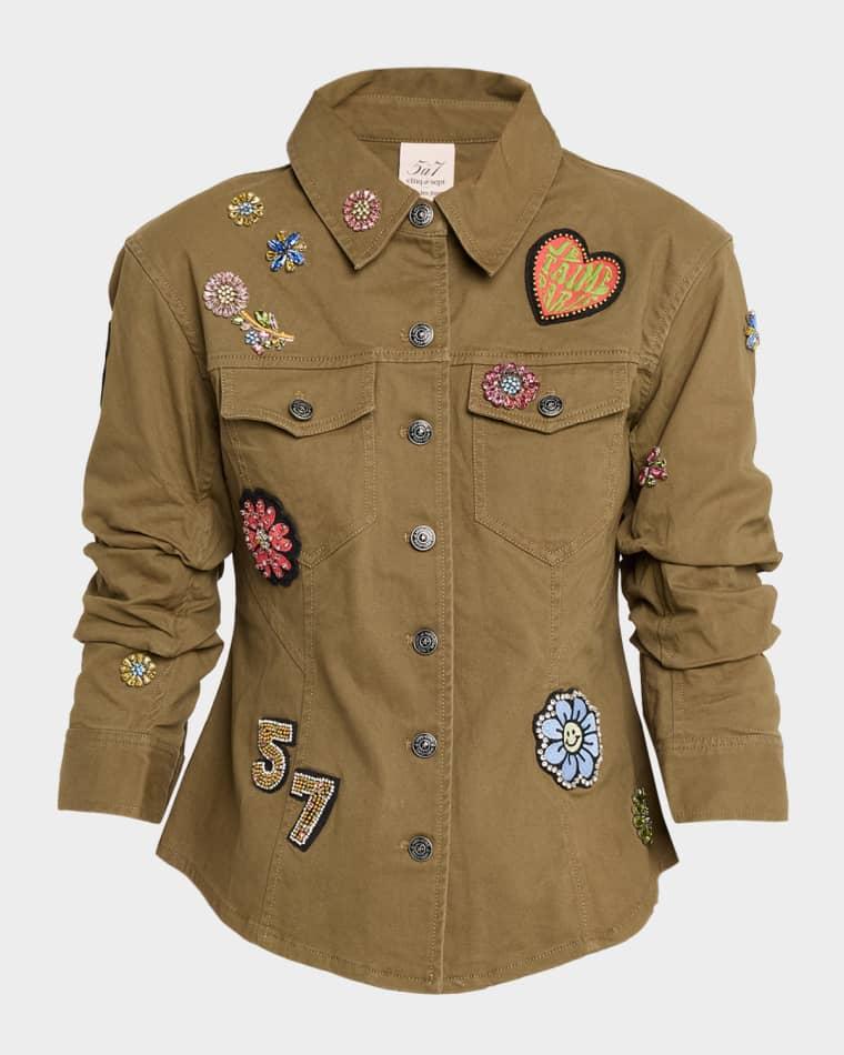 Canyon Retro Love Scrunched Jacket by CINQ A SEPT