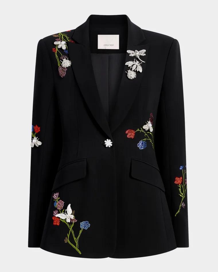 Cheyenne Whispering Vines Blazer by CINQ A SEPT