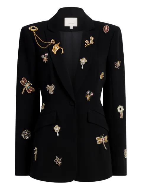 Cheyenne brooches blazer by CINQ A SEPT