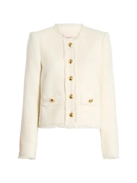 Christie fringed button jacket by CINQ A SEPT