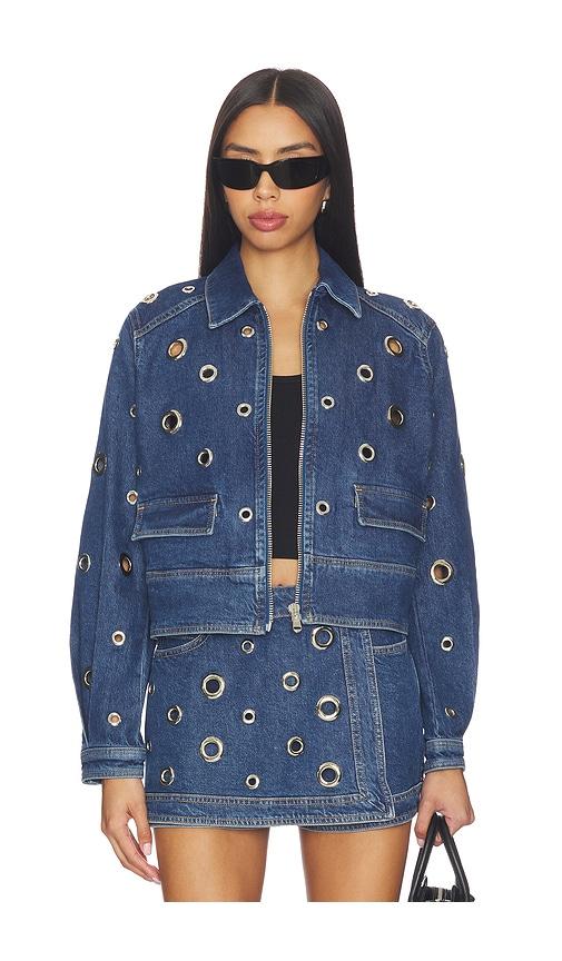 Cinq a Sept Denim Harriet Jacket in Blue by CINQ A SEPT