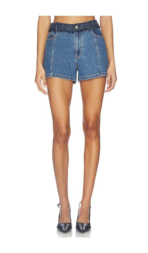 Cinq a Sept Vinny Short in Blue by CINQ A SEPT