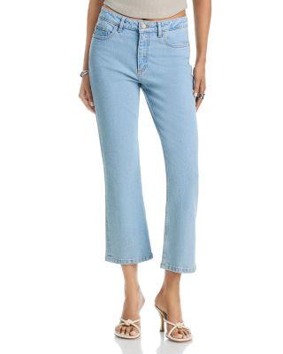 Cropped Stevie High Rise Jeans in Mist by CINQ A SEPT