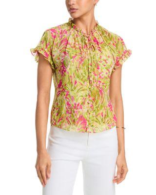 Daisy Swirl Jenise Top by CINQ A SEPT