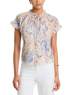Daisy Swirl Jenise Top by CINQ A SEPT