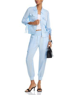Dale Ruched Sleeve Jacket & Giles Pants by CINQ A SEPT